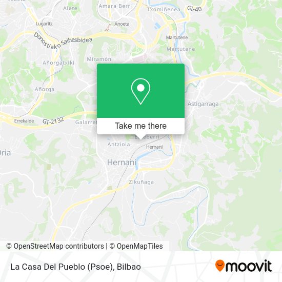 La Casa Del Pueblo (Psoe) map