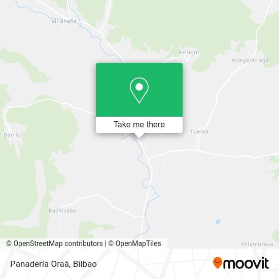 Panadería Oraá map