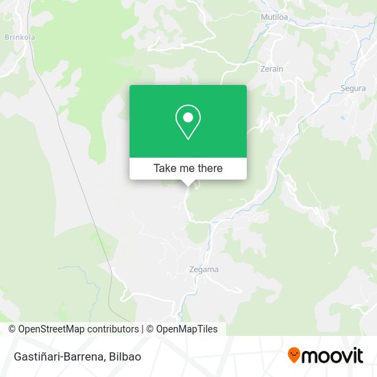 Gastiñari-Barrena map