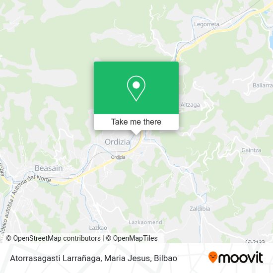 Atorrasagasti Larrañaga, Maria Jesus map