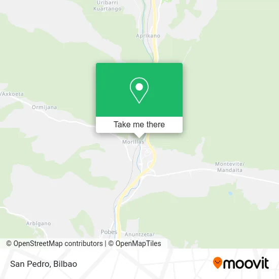 San Pedro map