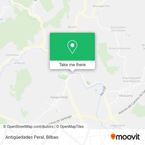 Antigüedades Peral map