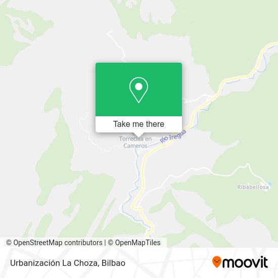Urbanización La Choza map