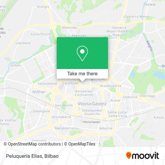 Peluquería Elías map