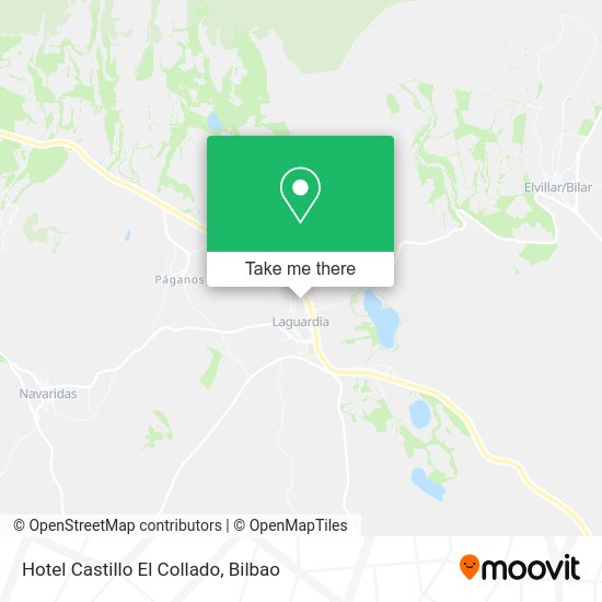 Hotel Castillo El Collado map