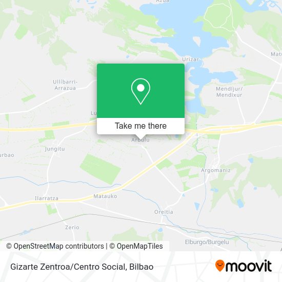 Gizarte Zentroa/Centro Social map