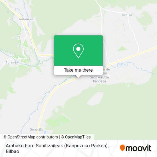 Arabako Foru Suhiltzaileak (Kanpezuko Parkea) map