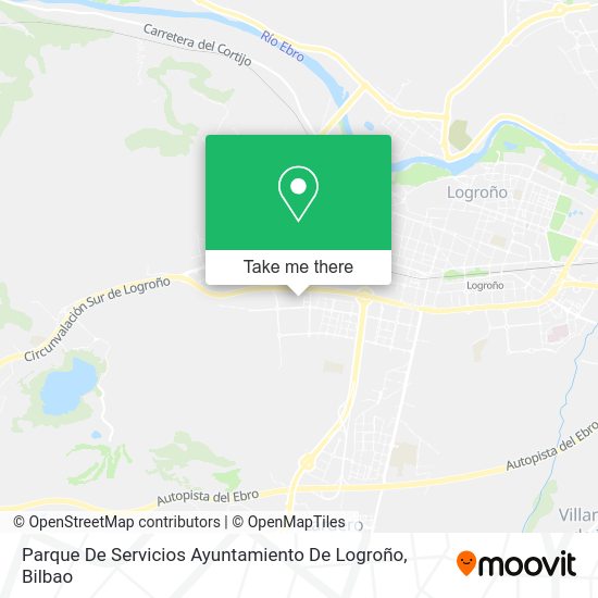 Parque De Servicios Ayuntamiento De Logroño map