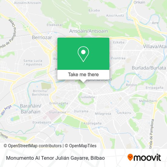 Monumento Al Tenor Julián Gayarre map