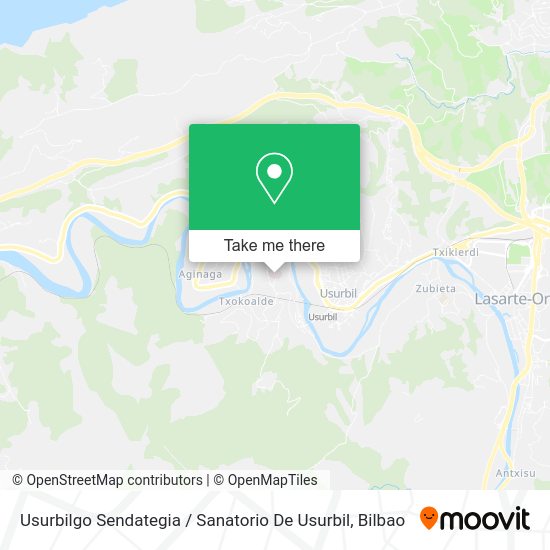 Usurbilgo Sendategia / Sanatorio De Usurbil map