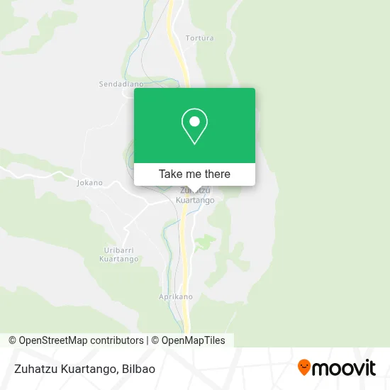 Zuhatzu Kuartango map