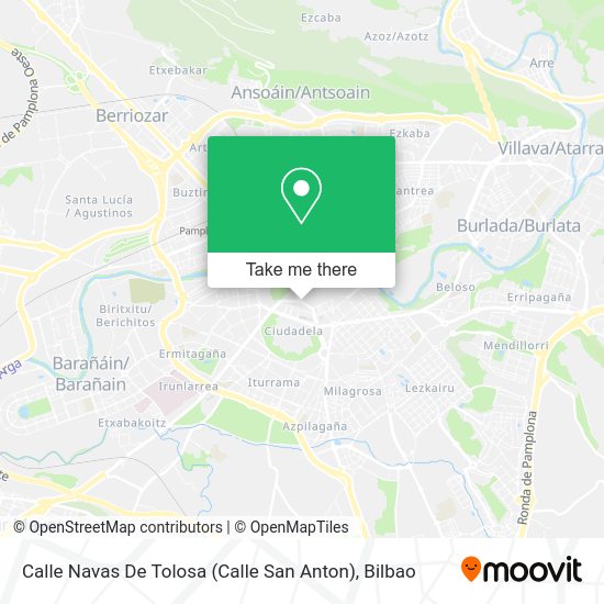 Calle Navas De Tolosa (Calle San Anton) map