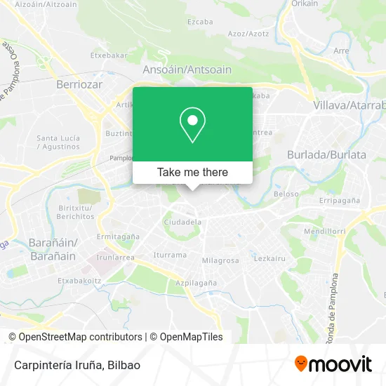 Carpintería Iruña map
