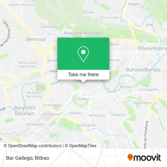 Bar Gallego map
