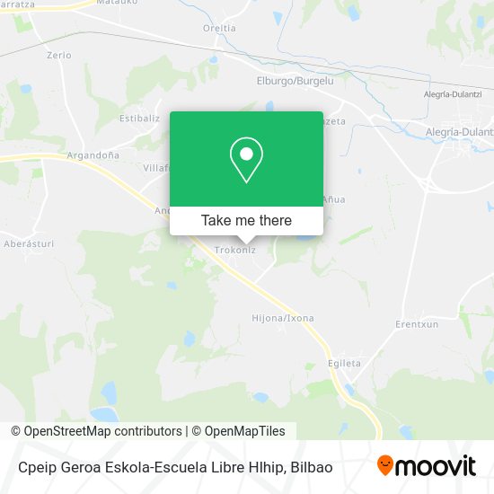 Cpeip Geroa Eskola-Escuela Libre Hlhip map