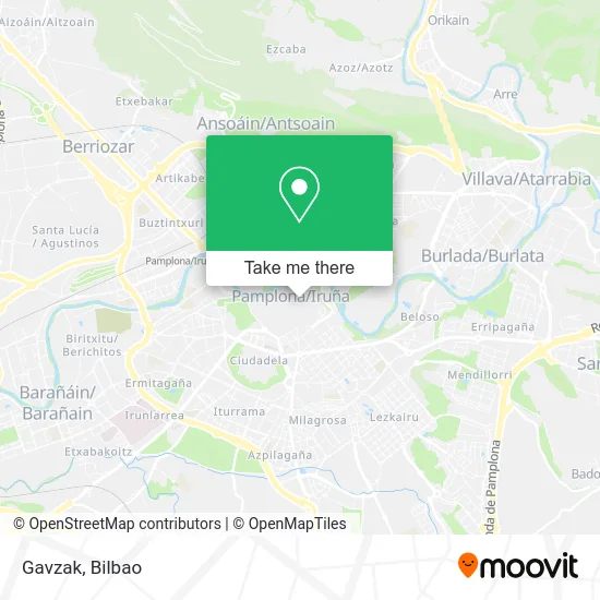 mapa Gavzak