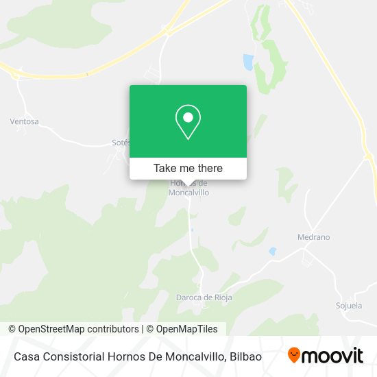 Casa Consistorial Hornos De Moncalvillo map