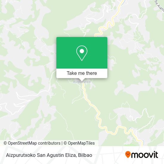 Aizpurutxoko San Agustin Eliza map
