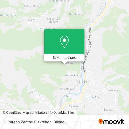 Hirurena Zentral Elektrikoa map