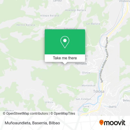 Muñoaundieta, Baserria map