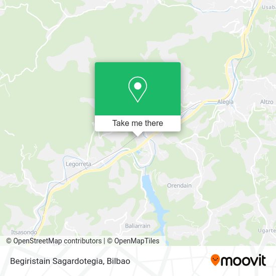 Begiristain Sagardotegia map