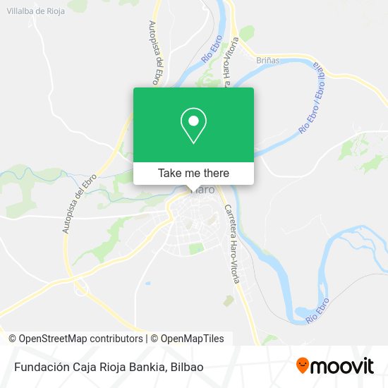 Fundación Caja Rioja Bankia map