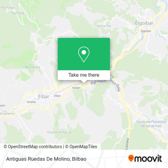 Antiguas Ruedas De Molino map