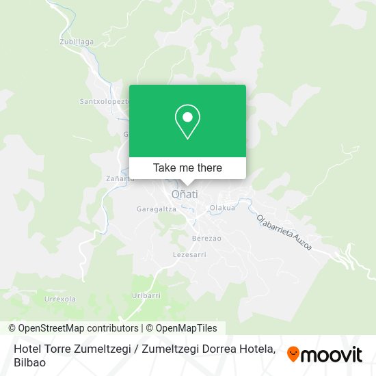 Hotel Torre Zumeltzegi / Zumeltzegi Dorrea Hotela map