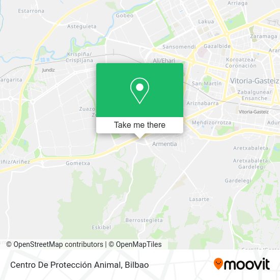 Centro De Protección Animal map