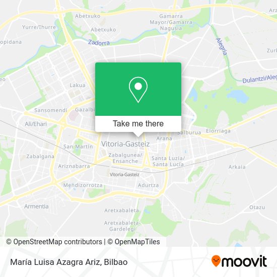 María Luisa Azagra Ariz map