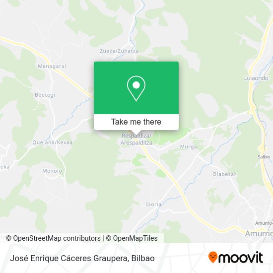 José Enrique Cáceres Graupera map