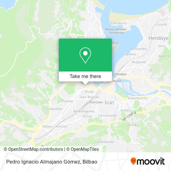 Pedro Ignacio Almajano Gómez map