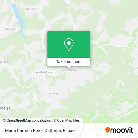 María Carmen Pérez Dettoma map