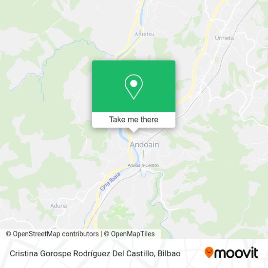 Cristina Gorospe Rodríguez Del Castillo map