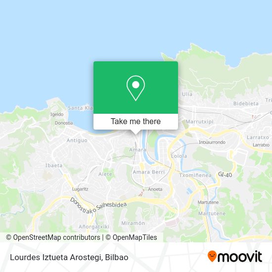 Lourdes Iztueta Arostegi map