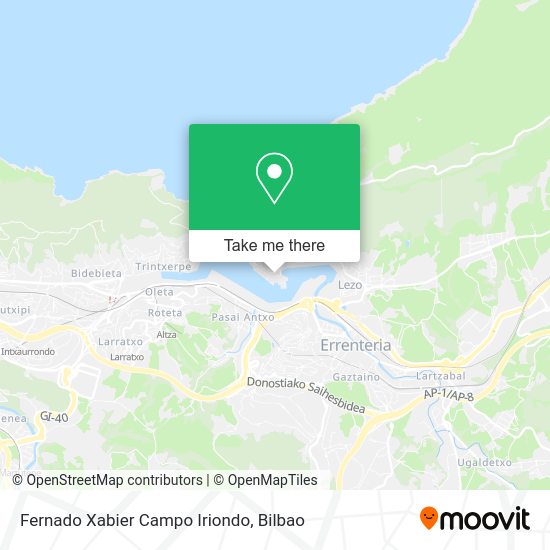 Fernado Xabier Campo Iriondo map