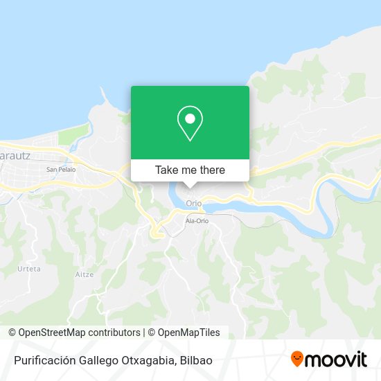 Purificación Gallego Otxagabia map