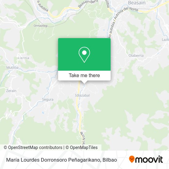 María Lourdes Dorronsoro Peñagarikano map