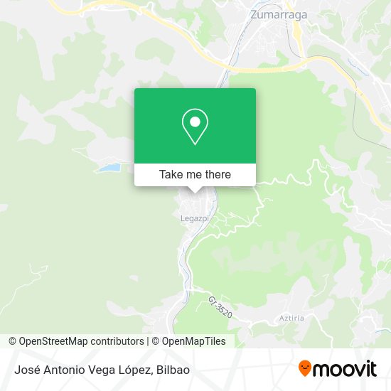 José Antonio Vega López map