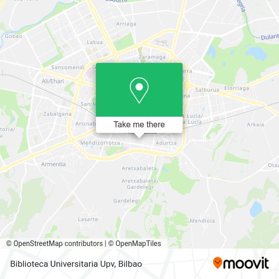 Biblioteca Universitaria Upv map
