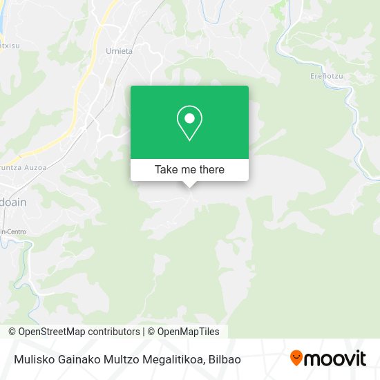 Mulisko Gainako Multzo Megalitikoa map