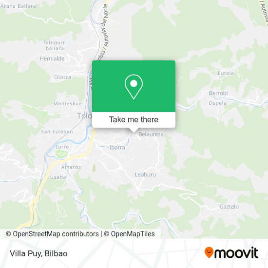 Villa Puy map