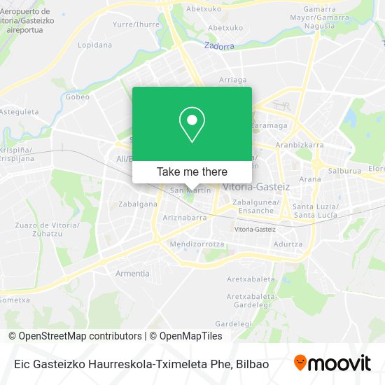 Eic Gasteizko Haurreskola-Tximeleta Phe map