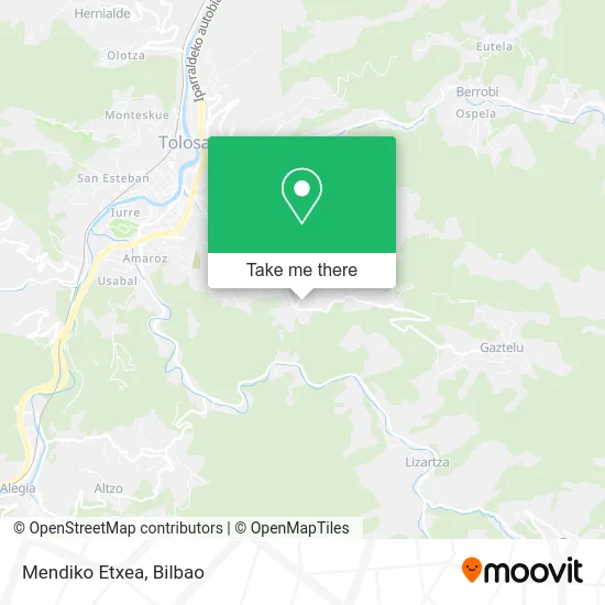 mapa Mendiko Etxea