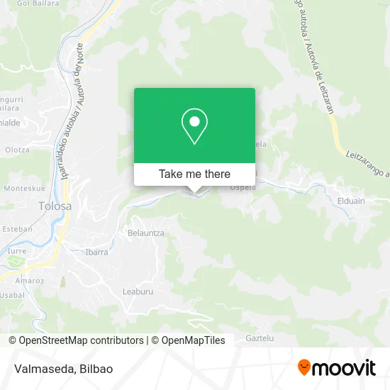 mapa Valmaseda