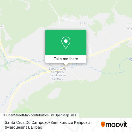 Santa Cruz De Campezo / Santikurutze Kanpezu (Marquesina) map
