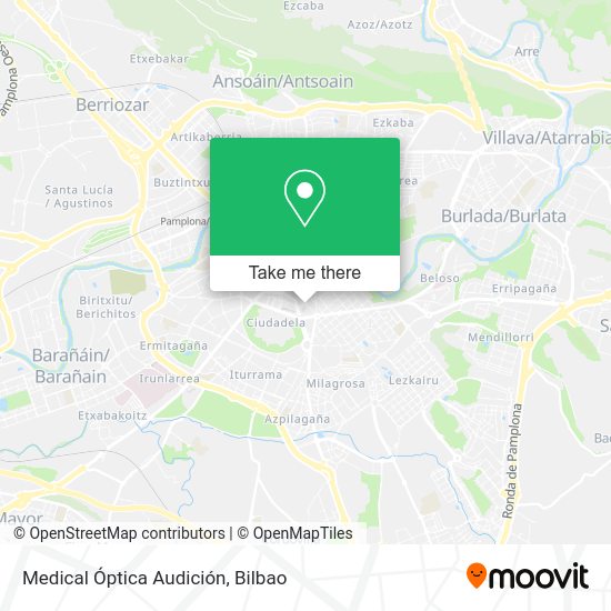 Medical Óptica Audición map