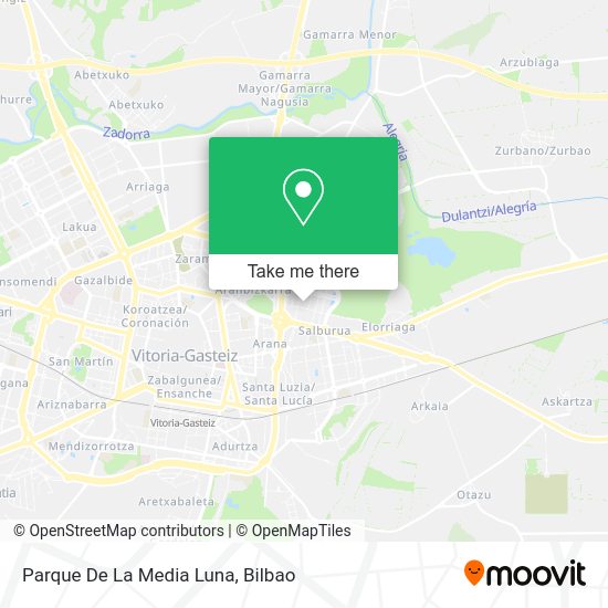 Parque De La Media Luna map