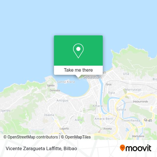 Vicente Zaragueta Laffitte map
