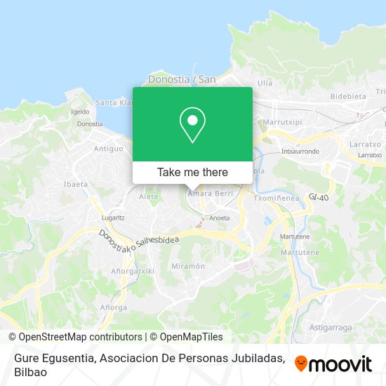 Gure Egusentia, Asociacion De Personas Jubiladas map